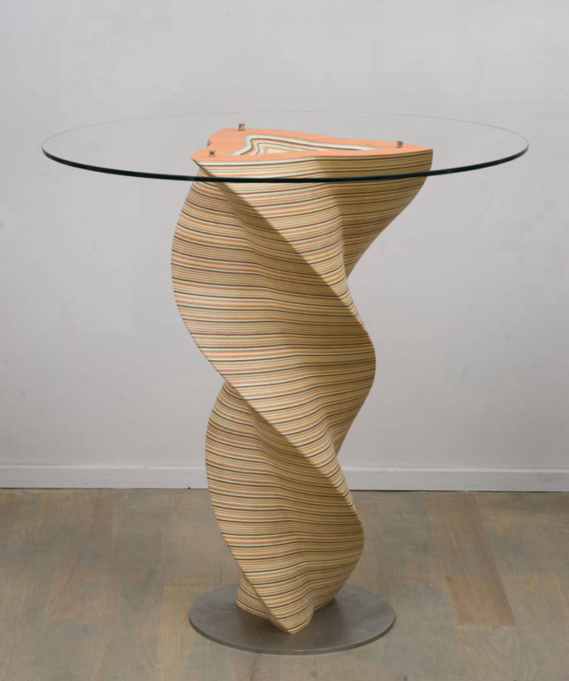 Table basse sculptée, Christina Jékey
